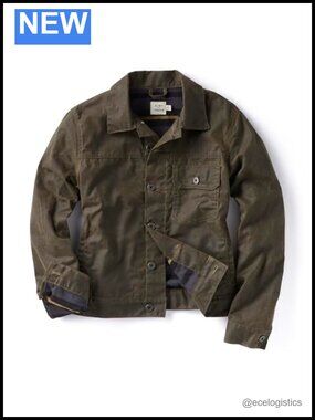 Women's Flannel-Lined Waxed Canvas Trucker Jacket – Cropped & Water-Resistant